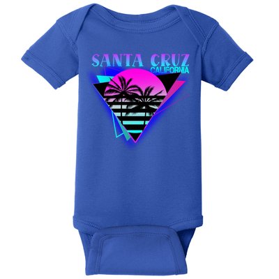 70er 80er In California City Santa Cruz Gift Baby Bodysuit