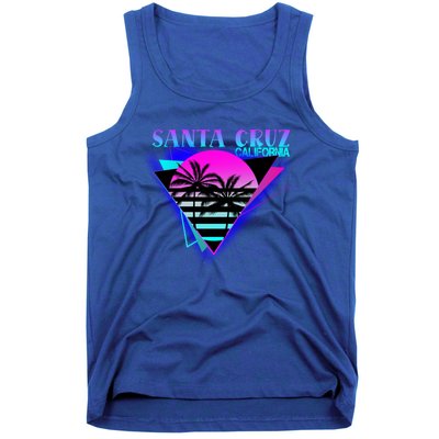 70er 80er In California City Santa Cruz Gift Tank Top