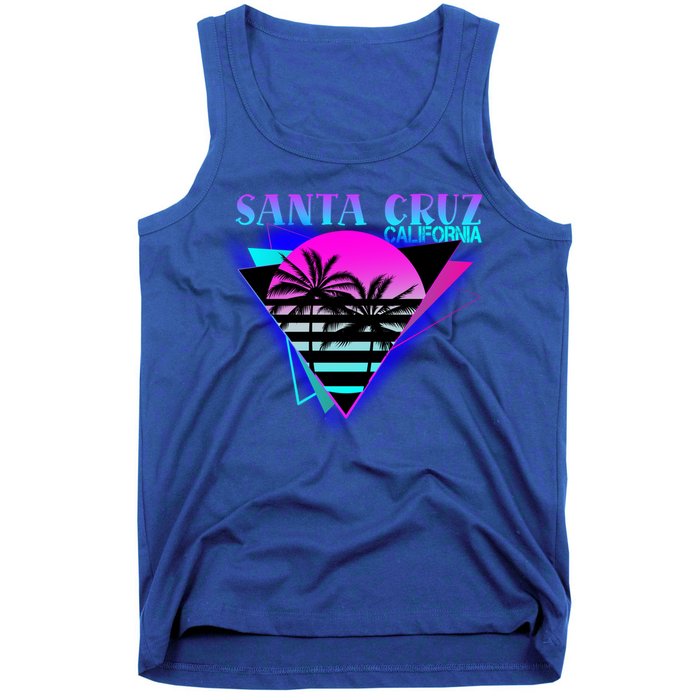 70er 80er In California City Santa Cruz Gift Tank Top