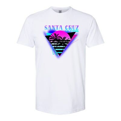 70er 80er In California City Santa Cruz Gift Softstyle CVC T-Shirt