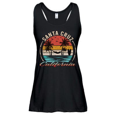 70s 80s In California City Santa Cruz Ladies Essential Flowy Tank