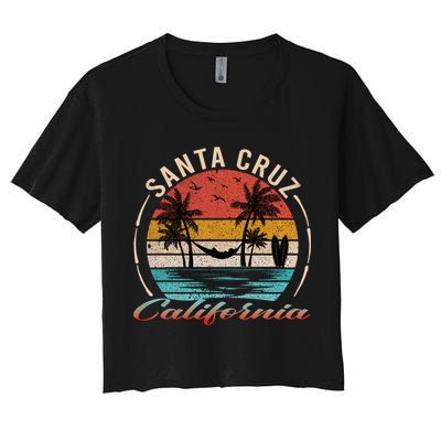 70s 80s In California City Santa Cruz Crop Top