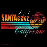 70s 80s In California City Santa Cruz Tall T-Shirt