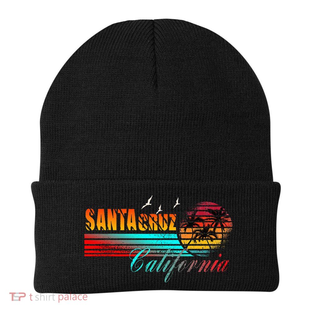 70s 80s In California City Santa Cruz Beanie