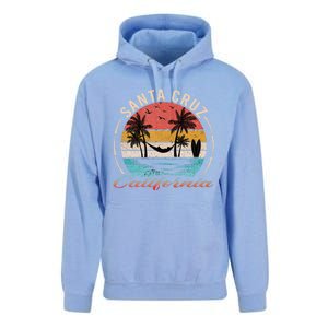 70s 80s In California City Santa Cruz Great Gift Unisex Surf Hoodie