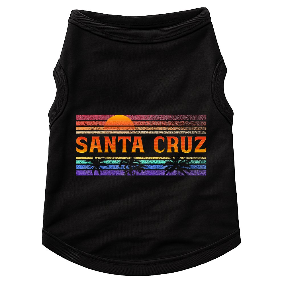 70s 80s In California City Santa Cruz Doggie Tank