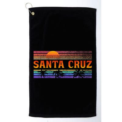 70s 80s In California City Santa Cruz Golf Towel