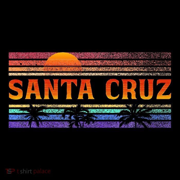 70s 80s In California City Santa Cruz Kids T-Shirt