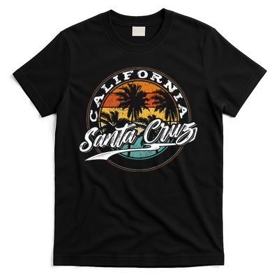 70s 80s In California City Santa Cruz Surfing T-Shirt