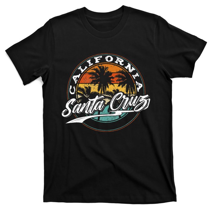 70s 80s In California City Santa Cruz Surfing T-Shirt