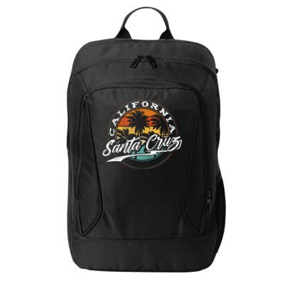 70s 80s In California City Santa Cruz Surfing City Backpack