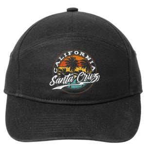 70s 80s In California City Santa Cruz Surfing 7-Panel Snapback Hat