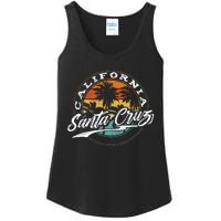 70s 80s In California City Santa Cruz Surfing Ladies Essential Tank