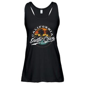 70s 80s In California City Santa Cruz Surfing Ladies Essential Flowy Tank