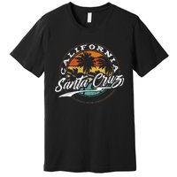 70s 80s In California City Santa Cruz Surfing Premium T-Shirt