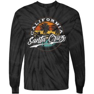 70s 80s In California City Santa Cruz Surfing Tie-Dye Long Sleeve Shirt