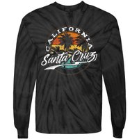 70s 80s In California City Santa Cruz Surfing Tie-Dye Long Sleeve Shirt