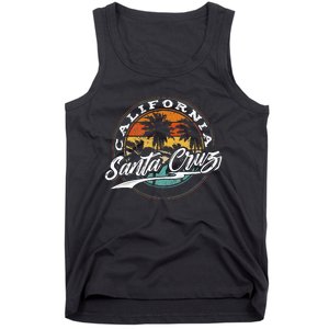 70s 80s In California City Santa Cruz Surfing Tank Top