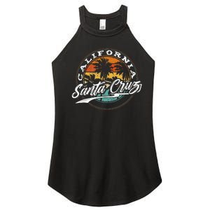 70s 80s In California City Santa Cruz Surfing Women's Perfect Tri Rocker Tank