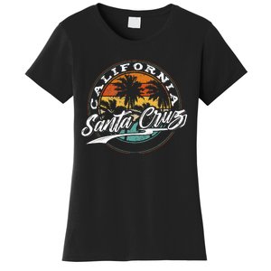 70s 80s In California City Santa Cruz Surfing Women's T-Shirt