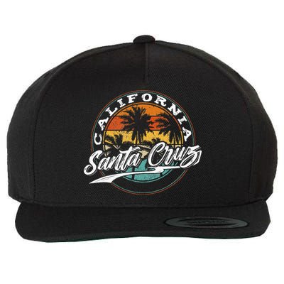 70s 80s In California City Santa Cruz Surfing Wool Snapback Cap