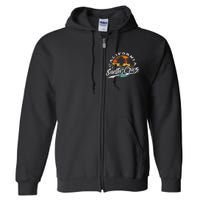 70s 80s In California City Santa Cruz Surfing Full Zip Hoodie