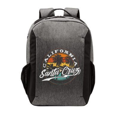 70s 80s In California City Santa Cruz Surfing Vector Backpack