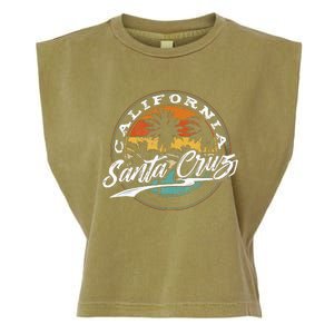 70s 80s In California City Santa Cruz Surfing Garment-Dyed Women's Muscle Tee