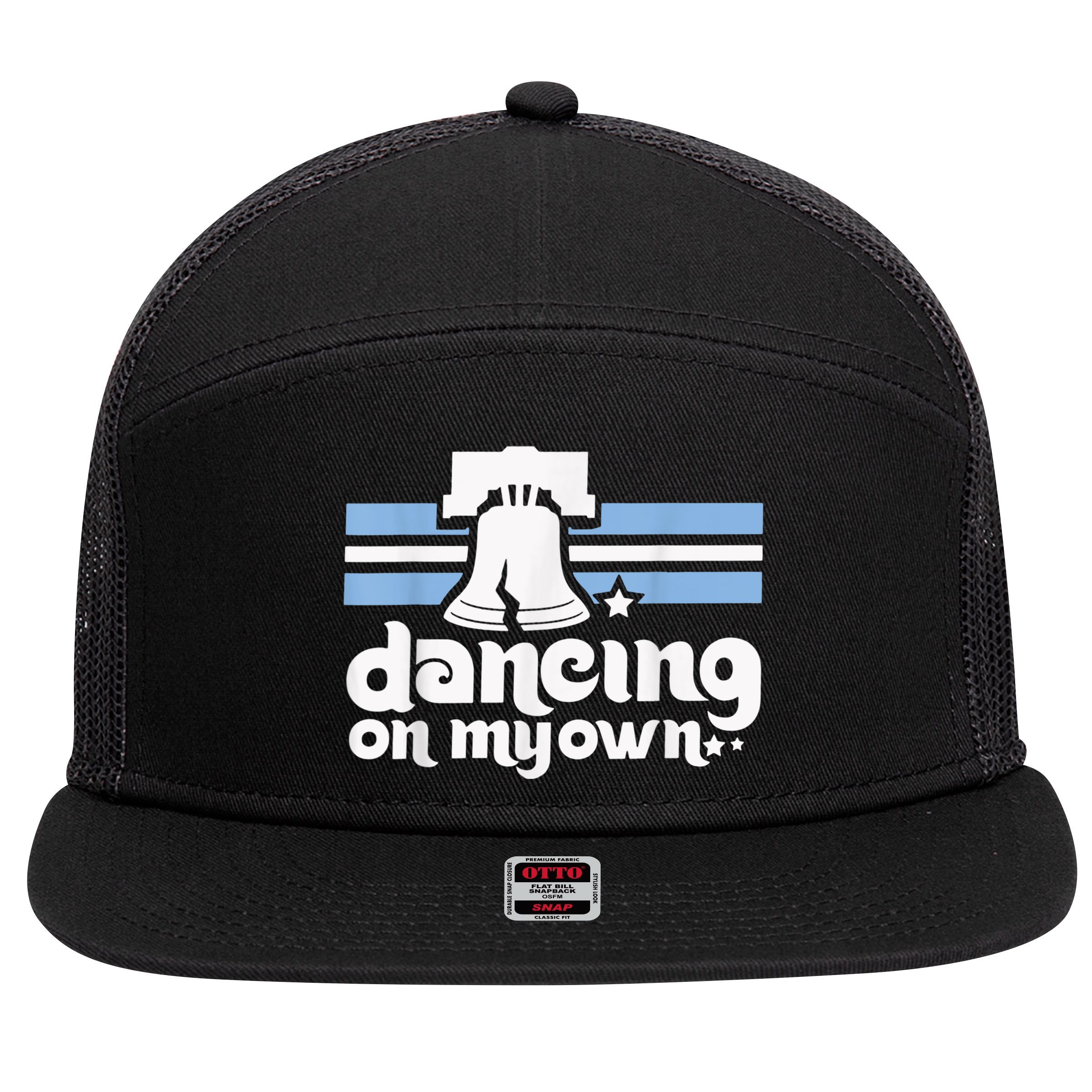 70s 80s Philly Dancing On My Own Philadelphia Baseball 7 Panel Mesh Trucker Snapback Hat