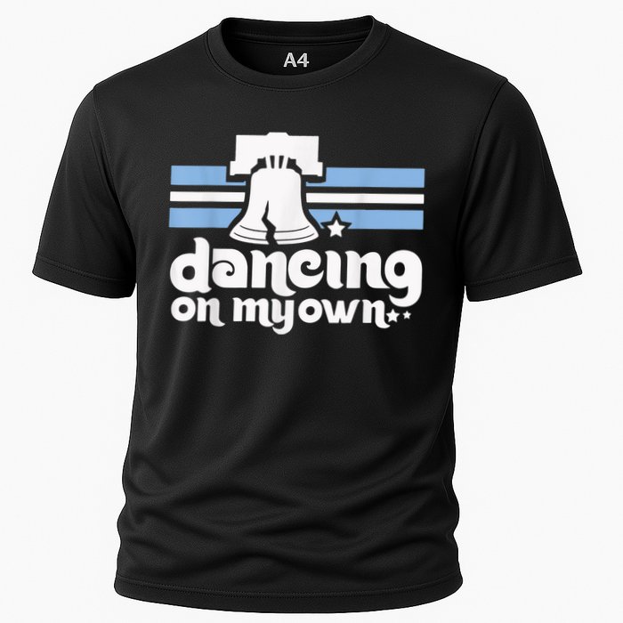 70s 80s Philly Dancing On My Own Philadelphia Baseball Cooling Performance Crew T-Shirt