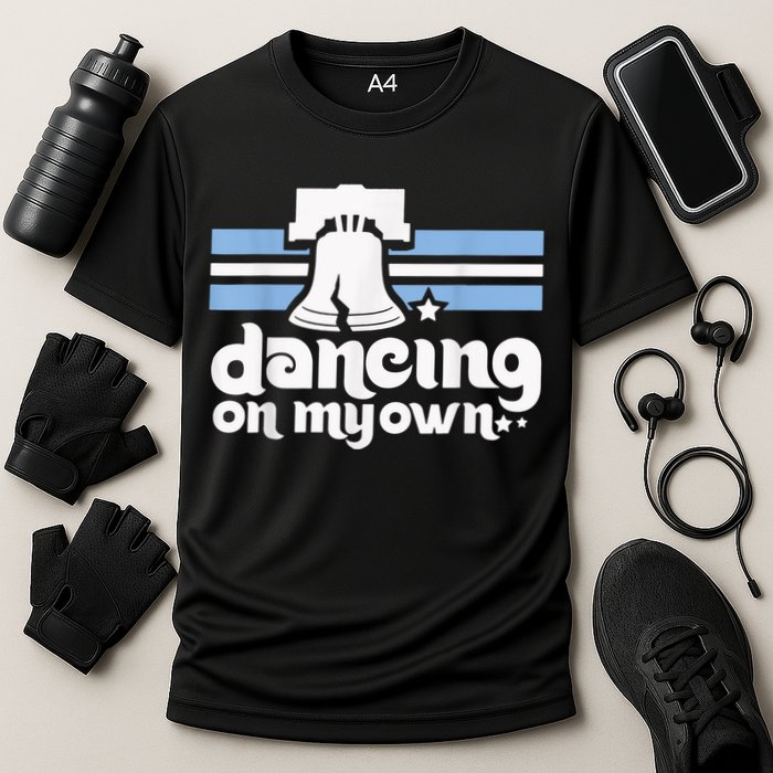 70s 80s Philly Dancing On My Own Philadelphia Baseball Cooling Performance Crew T-Shirt