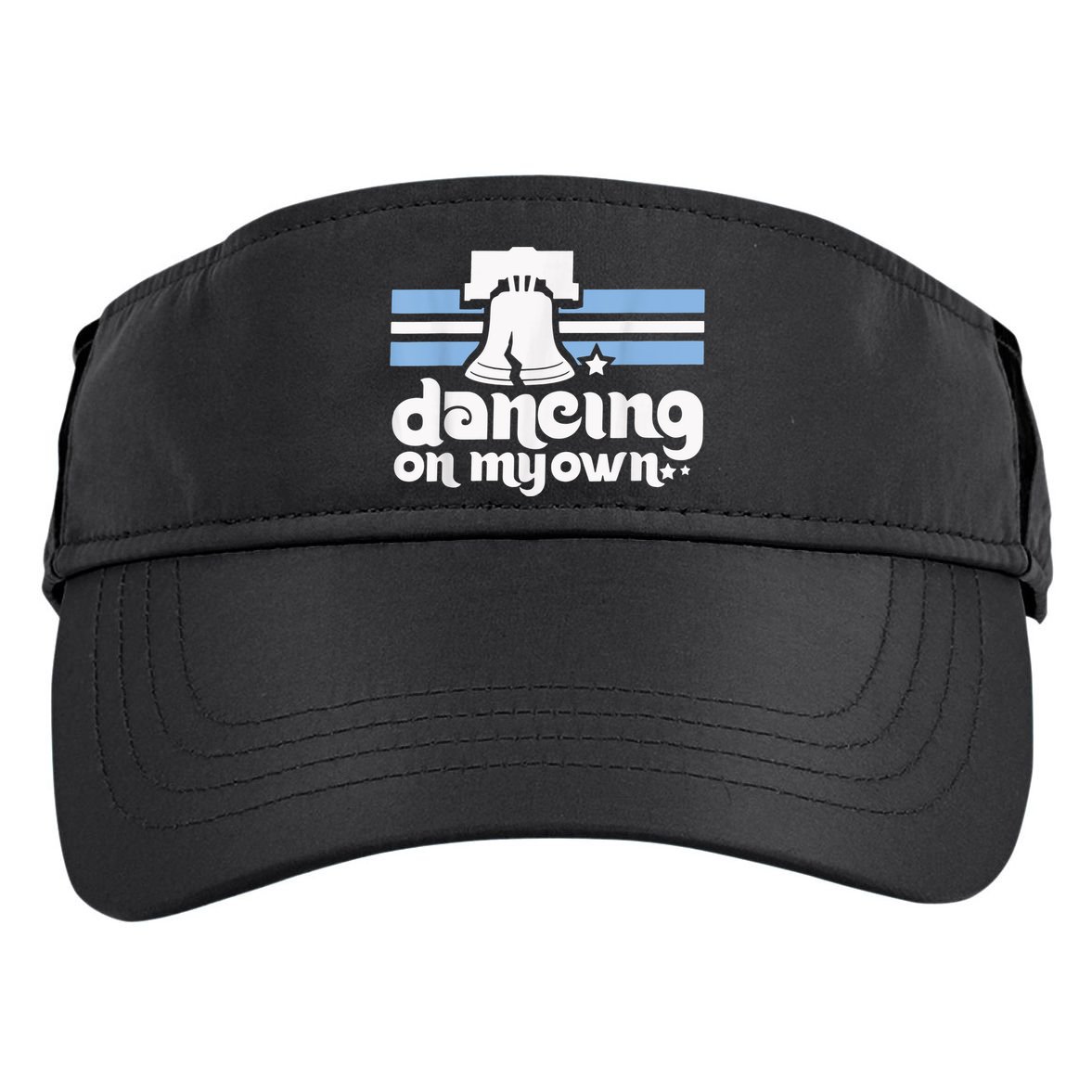 70s 80s Philly Dancing On My Own Philadelphia Baseball Adult Drive Performance Visor