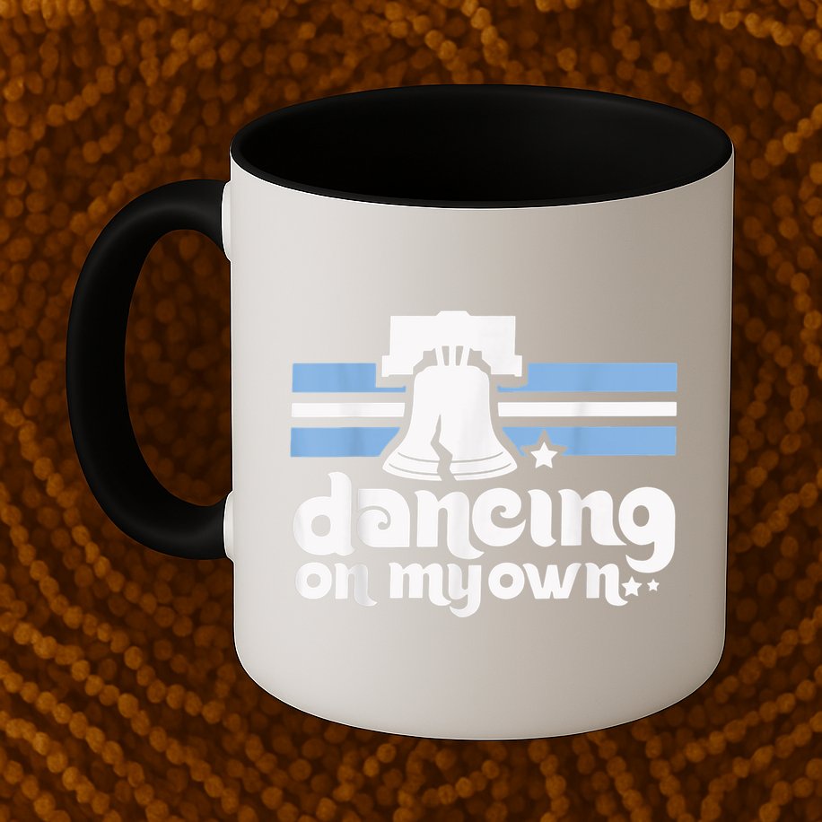 70s 80s Philly Dancing On My Own Philadelphia Baseball Mug