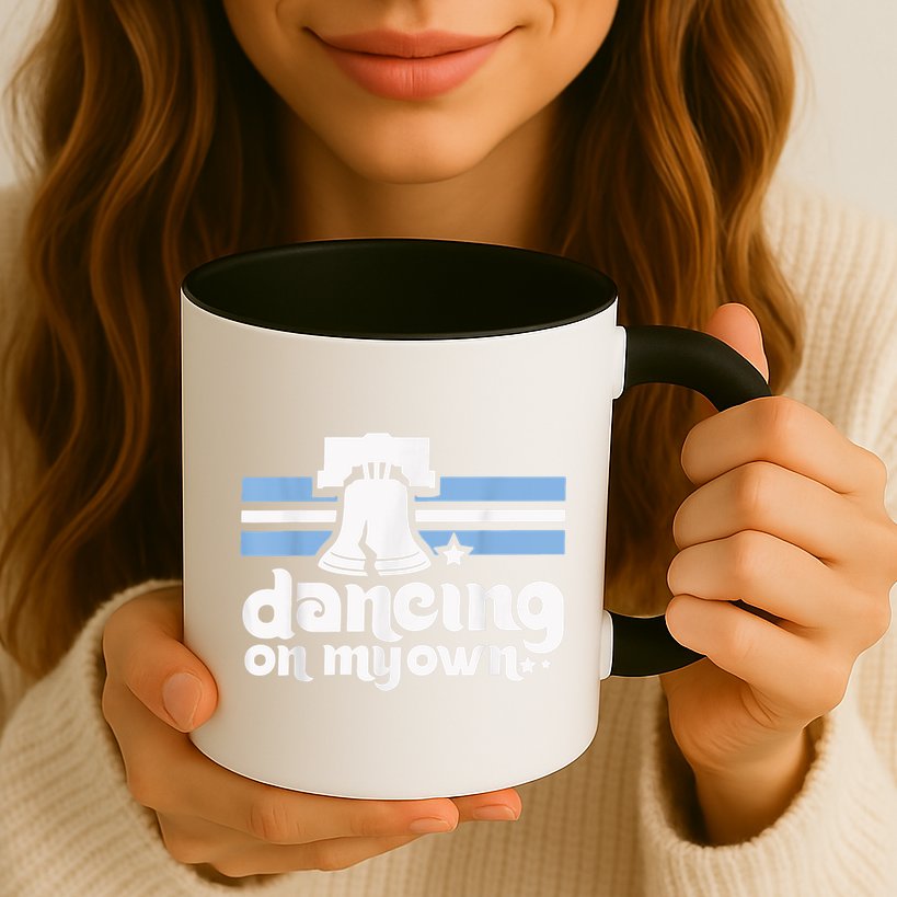 70s 80s Philly Dancing On My Own Philadelphia Baseball Mug
