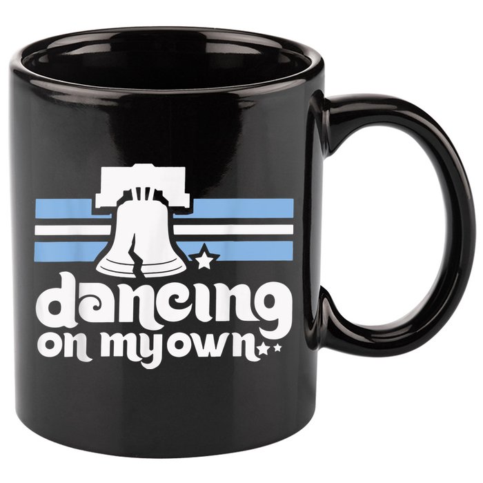70s 80s Philly Dancing On My Own Philadelphia Baseball 11oz C Handle Ceramic Mug