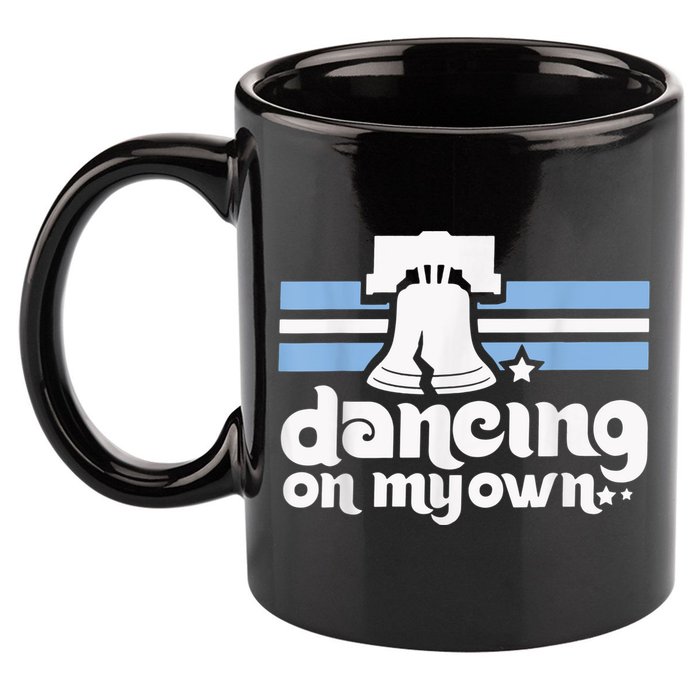 70s 80s Philly Dancing On My Own Philadelphia Baseball 11oz C Handle Ceramic Mug