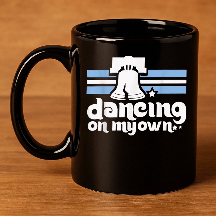 70s 80s Philly Dancing On My Own Philadelphia Baseball 11oz C Handle Ceramic Mug