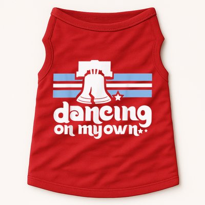 70s 80s Philly Dancing On My Own Philadelphia Baseball Doggie Tank