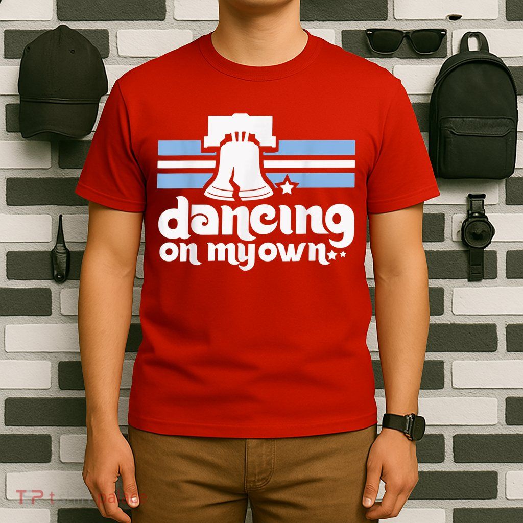 70s 80s Philly Dancing On My Own Philadelphia Baseball T-Shirt