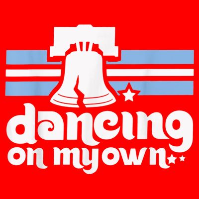 70s 80s Philly Dancing On My Own Philadelphia Baseball T-Shirt