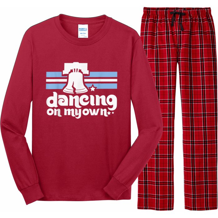 70s 80s Philly Dancing On My Own Philadelphia Baseball Long Sleeve Pajama Set