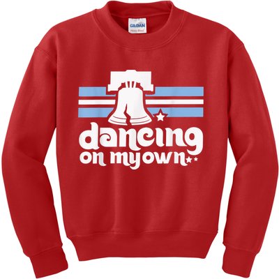 70s 80s Philly Dancing On My Own Philadelphia Baseball Kids Sweatshirt