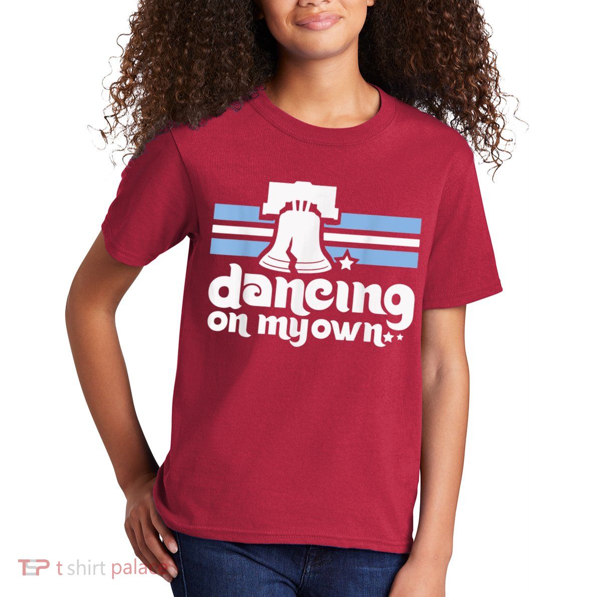 70s 80s Philly Dancing On My Own Philadelphia Baseball Kids T-Shirt