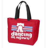 70s 80s Philly Dancing On My Own Philadelphia Baseball Zip Tote Bag