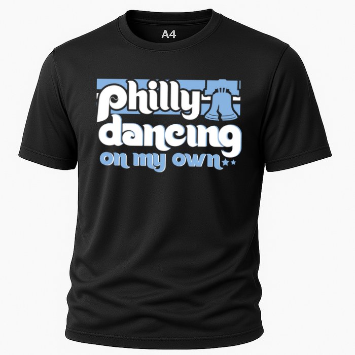 70s 80s Philly Dancing On My Own Philadelphia Baseball Cooling Performance Crew T-Shirt