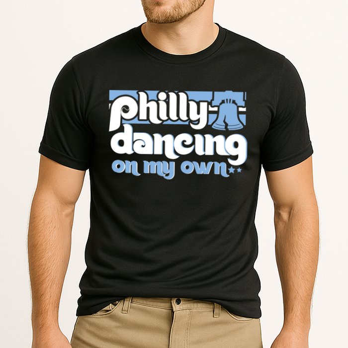 70s 80s Philly Dancing On My Own Philadelphia Baseball Cooling Performance Crew T-Shirt