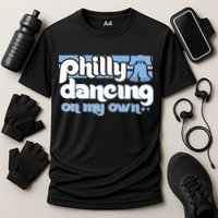 70s 80s Philly Dancing On My Own Philadelphia Baseball Cooling Performance Crew T-Shirt