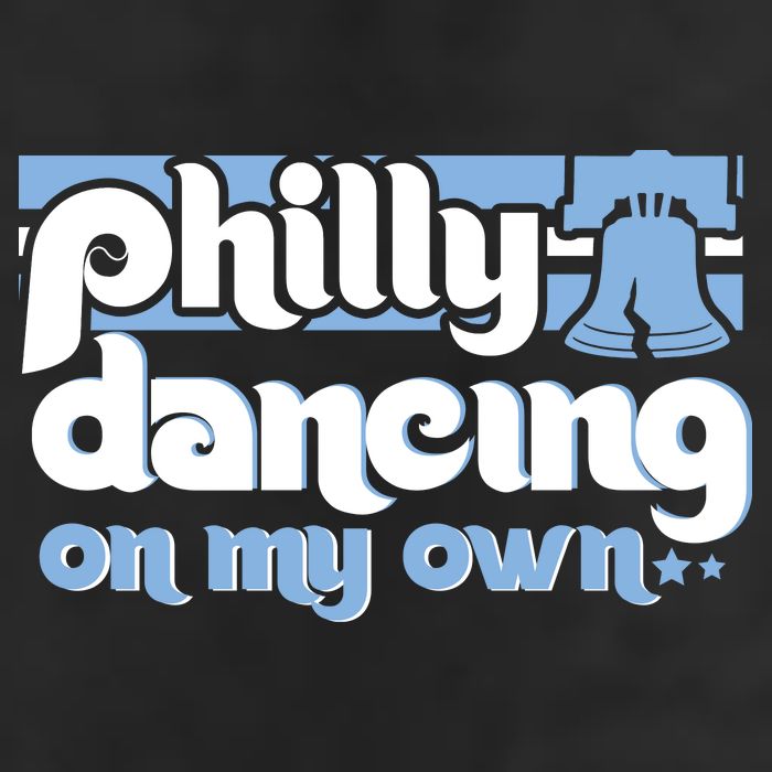 70s 80s Philly Dancing On My Own Philadelphia Baseball Adult Drive Performance Visor