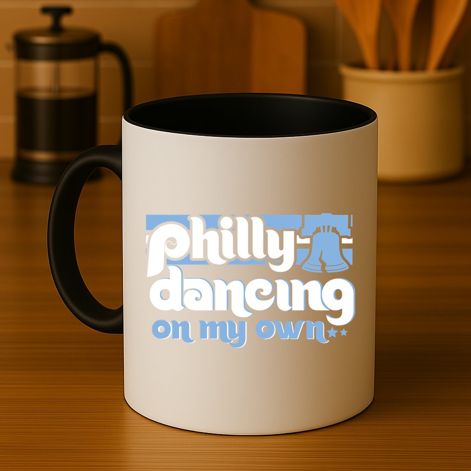 70s 80s Philly Dancing On My Own Philadelphia Baseball Mug