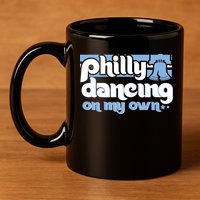 70s 80s Philly Dancing On My Own Philadelphia Baseball 11oz C Handle Ceramic Mug